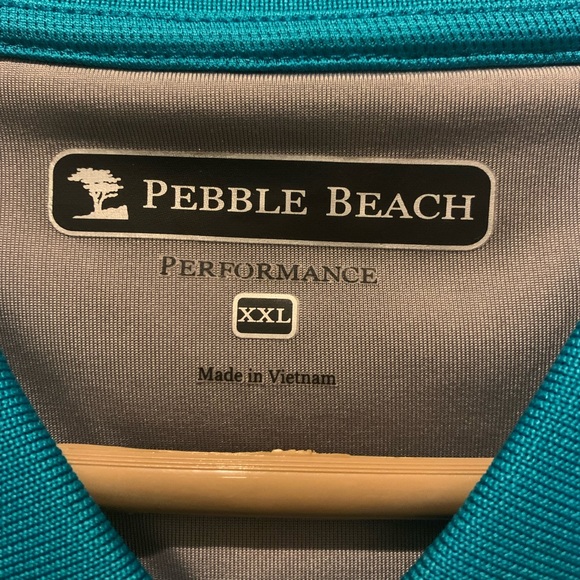 🏌🏽‍♂️PEBBLE BEACH Performance, Mens XXL Golf Shirt ⛳️ - Picture 3 of 4